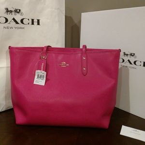Coach Hot Pink Tote